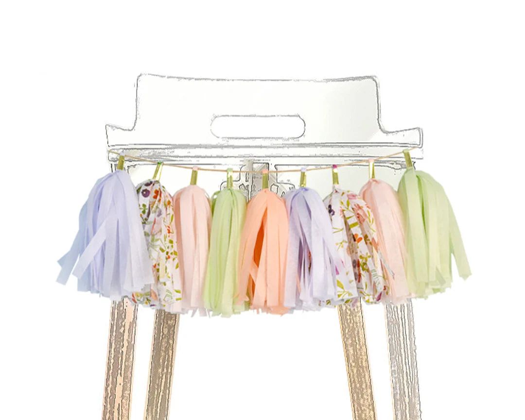 Floral Pastels High Chair Garland, Easter Baby Birthday, Garden Flower Princess First Birthday, 1... | Etsy (US)