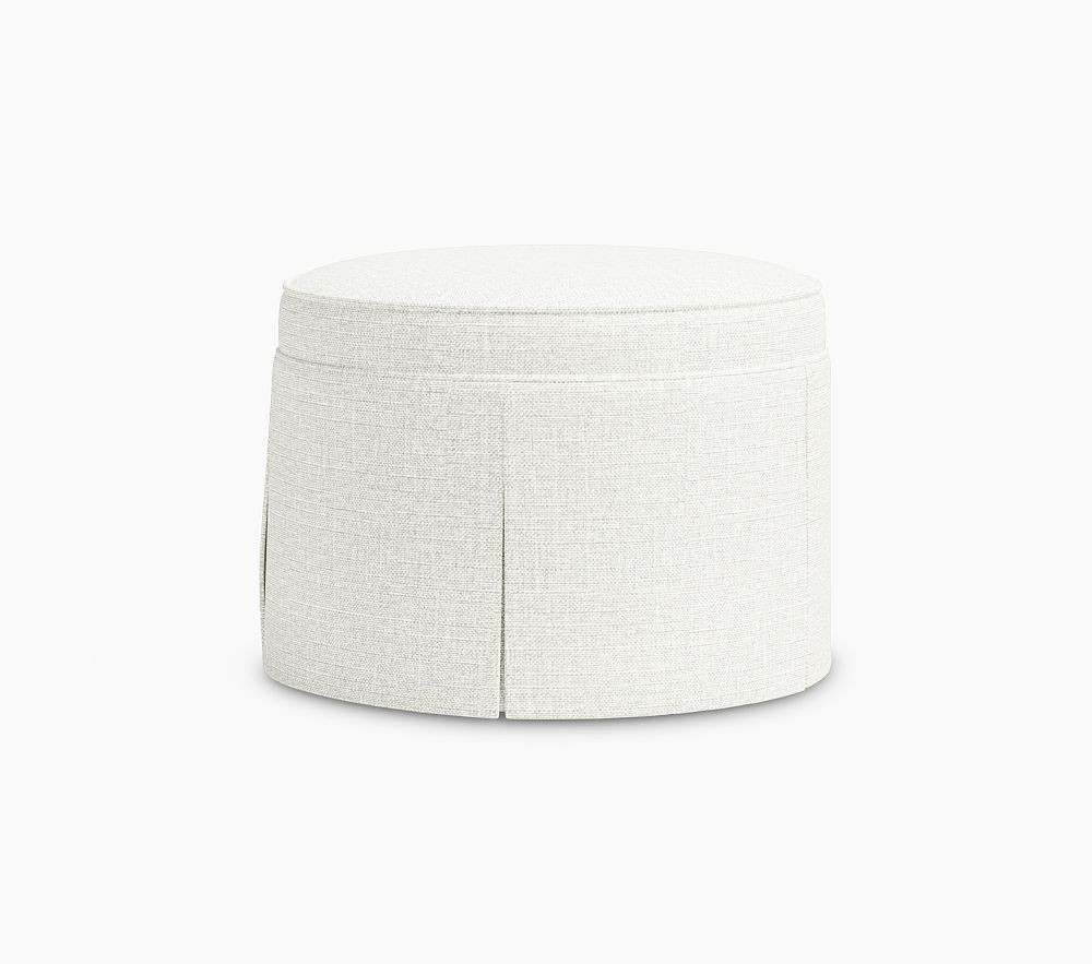 Box Pleat Ottoman | Pottery Barn Kids