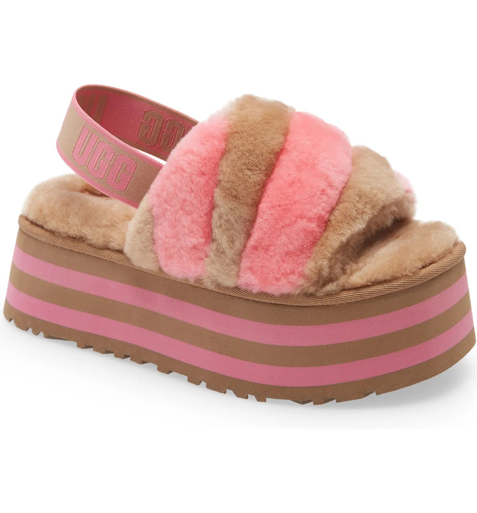 Disco Genuine Shearling Slingback Slipper | Nordstrom