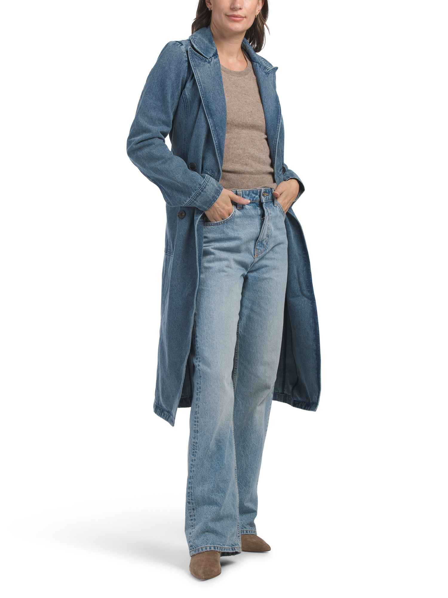 Denim Trench Coat | Midweight Jackets | Marshalls | Marshalls