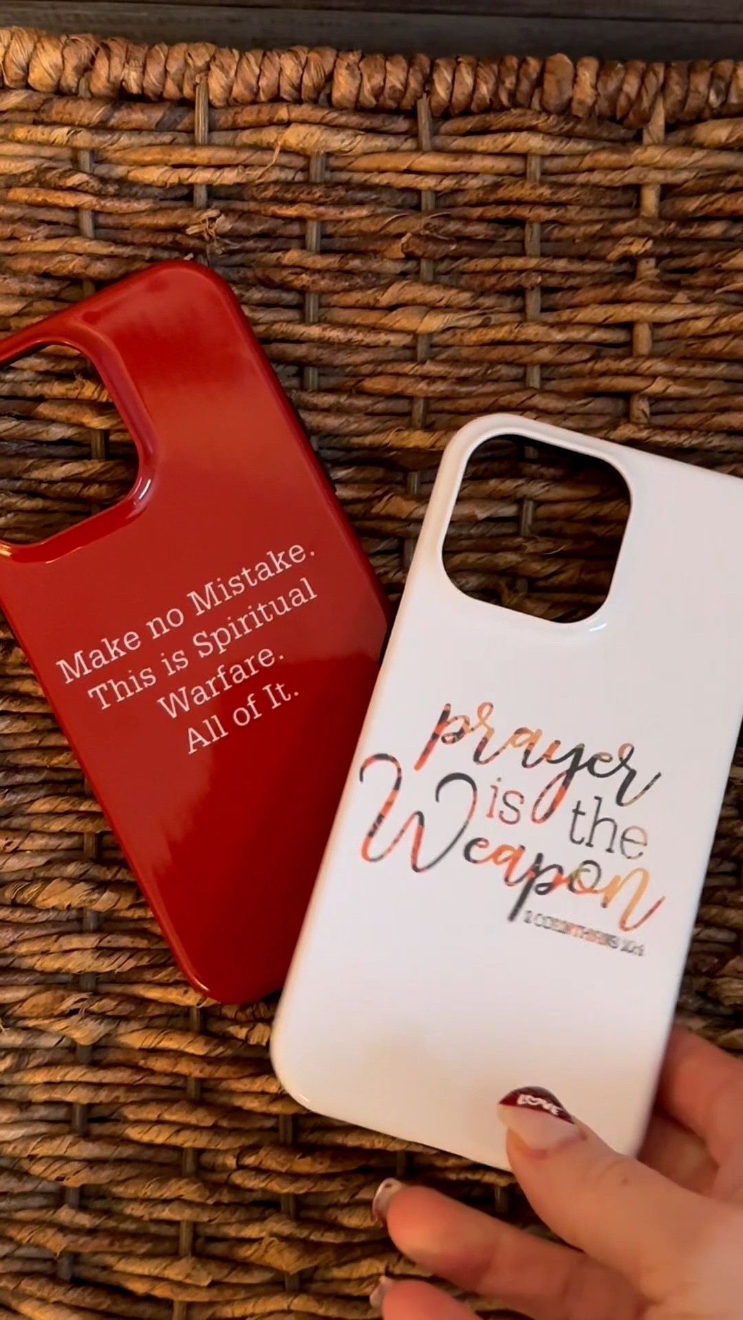 Phone cases that remind us… 🫶🏼🕊️ ⚔️ 

#LTKOver40 #LTKU #LTKselfcare