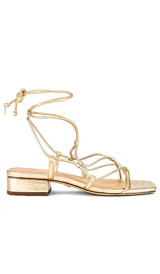 Daffy Sandal in Gold Leaf & Soft Silver | Revolve Clothing (Global)