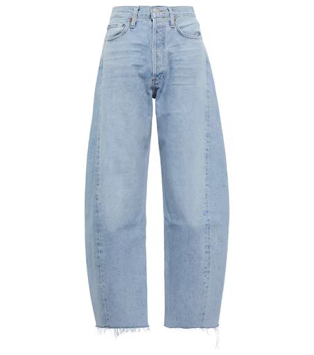 Luna high-rise barrel-leg jeans | Mytheresa (UK)