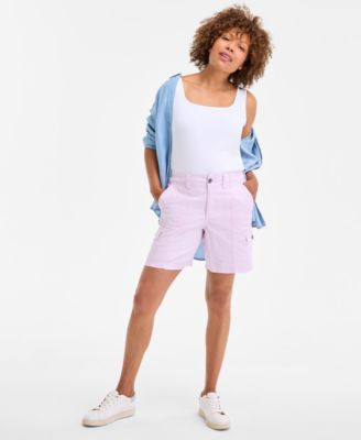 Style & Co Women's Comfort-Waist Cargo Shorts, Regular & Petite, Created for Macy's - Macy's | Macy's