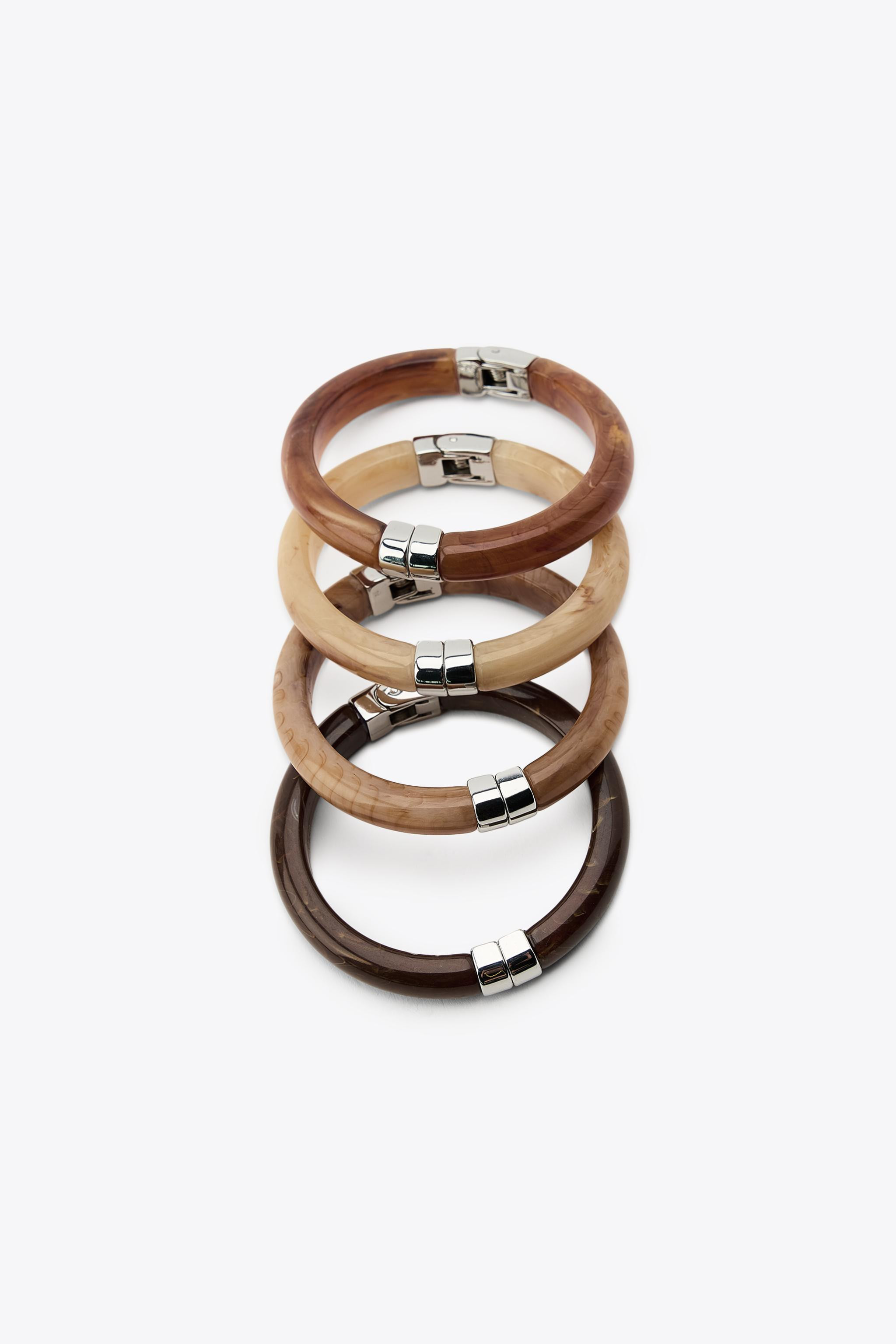 4-PACK OF HINGED BRACELETS | Zara US