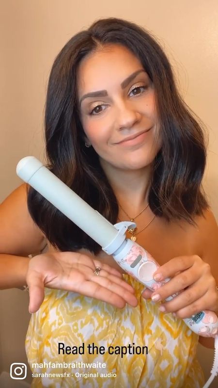 I talk about @beachwaver on my stories a lot. A lot of you have been asking me how I curl my hair. Here is my secret tool 🤫 
This one is s1.25. I also have the smaller s.75 too. I still use both sizes even though I cut my hair short. My curls are always so beautiful and I always get compliments. If you want to save time and have beautiful curls I highly recommend Beachwaver! 
The link to shop is in my bio, and code MAHFAMWAVE will give you 10% OFF anything you order at Beachwaver.com. 
#beachwaver #beachwaves #igotbeachwaved #beachhairdontcare #hairreels #easyhairstyles #easyhairtutorial #bohohairstyle #quickhairideas  #quickhairideas  #easyhairtutorial #curlinghairtutorial

#LTKstyletip #LTKunder100 #LTKsalealert