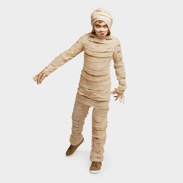 Kids' Mummy Halloween Costume Jumpsuit with Hood - Hyde & EEK! Boutique™ | Target