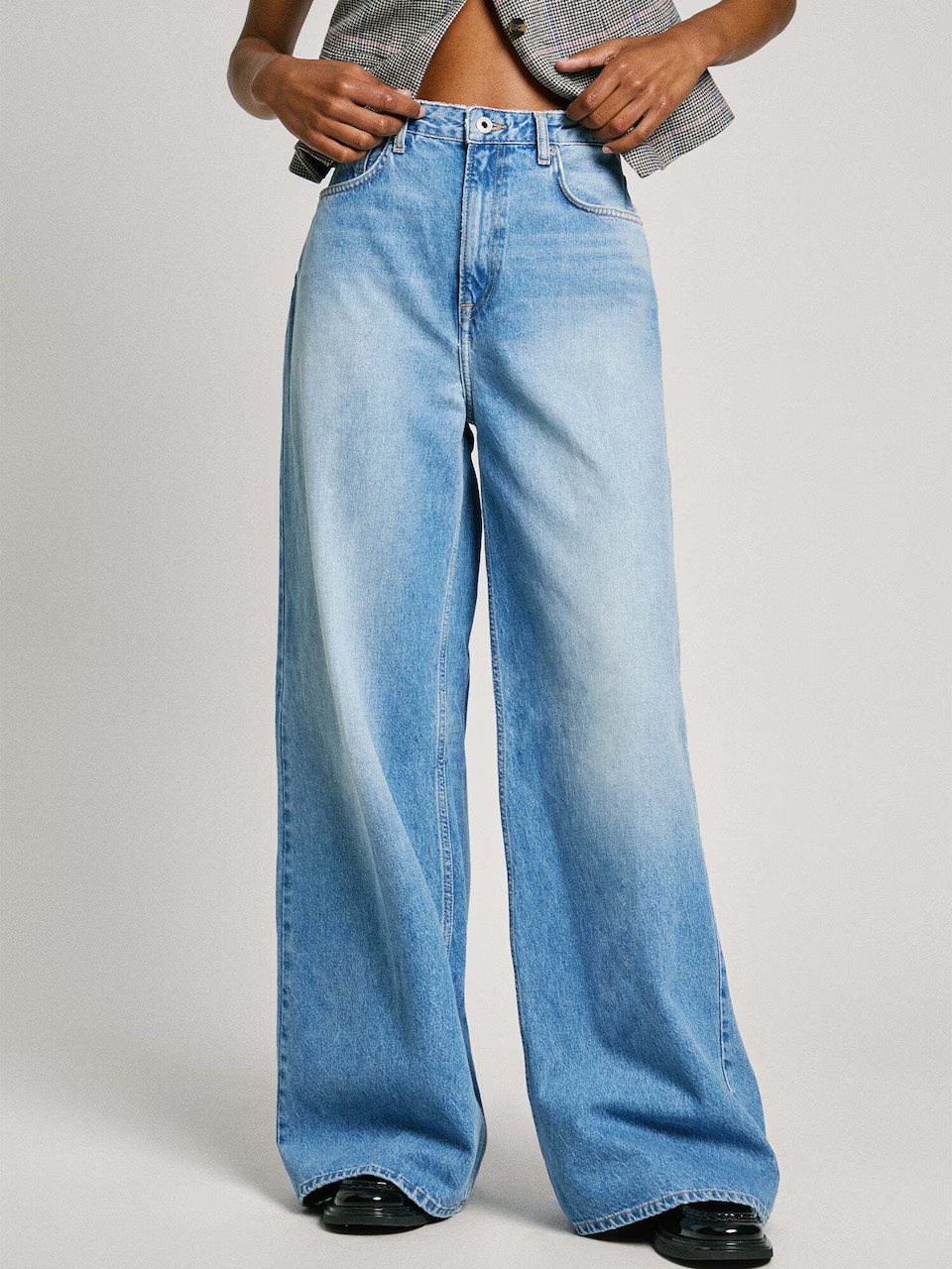 Pepe Jeans Wide leg Jeans in Blauw Denim | ABOUT YOU | ABOUT YOU NL