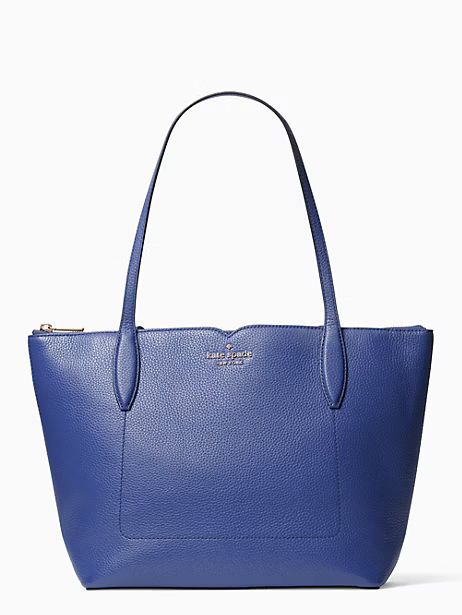 Kate Spade Harlow Tote, Deep Azure | Kate Spade Outlet