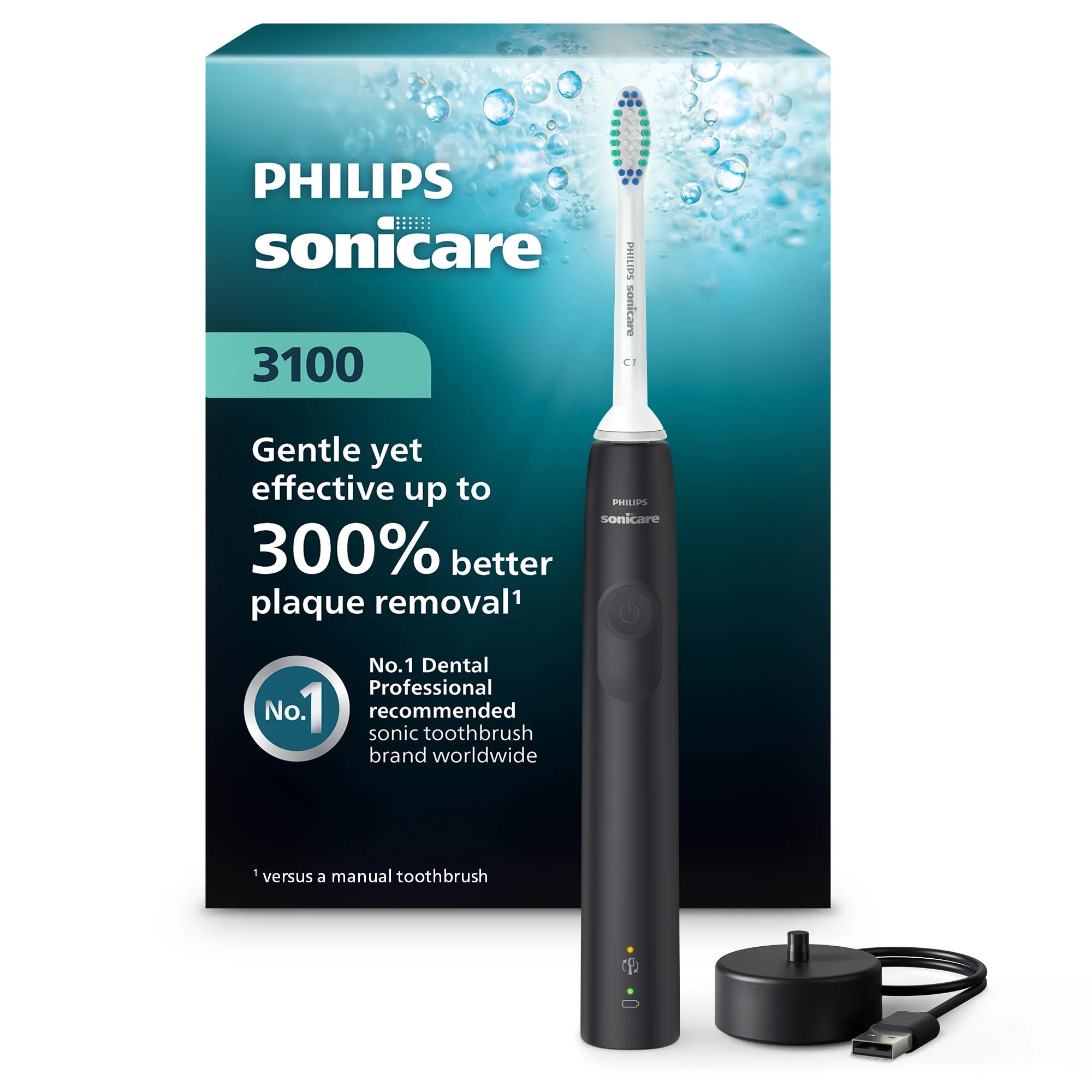 Philips Sonicare 3100 Series Electric Toothbrush - Sonic Toothbrush with Advanced Sonic Technolog... | Walmart (US)