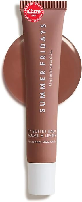 Summer Fridays Lip Butter Balm - Moisturizing Lip Gloss for Instant Shine + Sheer Color - With No... | Amazon (US)