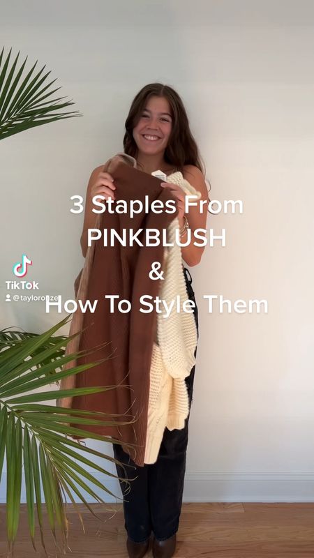 3 staples pieces from PinkBlush + how to style them!! 

#LTKSeasonal #LTKstyletip #LTKunder100