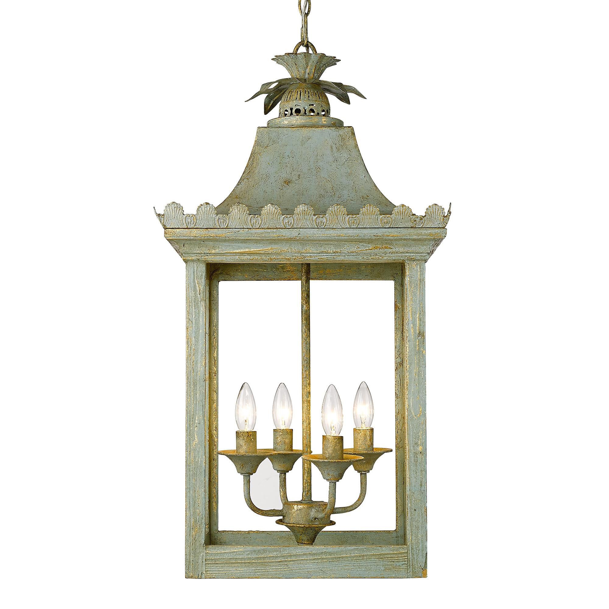 Finley 16 Inch Cage Pendant by Golden Lighting | 1800 Lighting