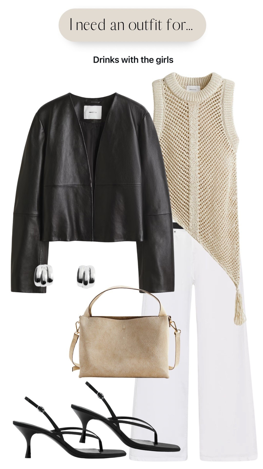 I need an outfit for: Drinks with the girls 

#LTKbag #LTKspring #LTKstyletip