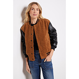 Sherpa Varsity Bomber | Evereve