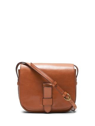 Italian Leather Saddle Bag | Banana Republic US