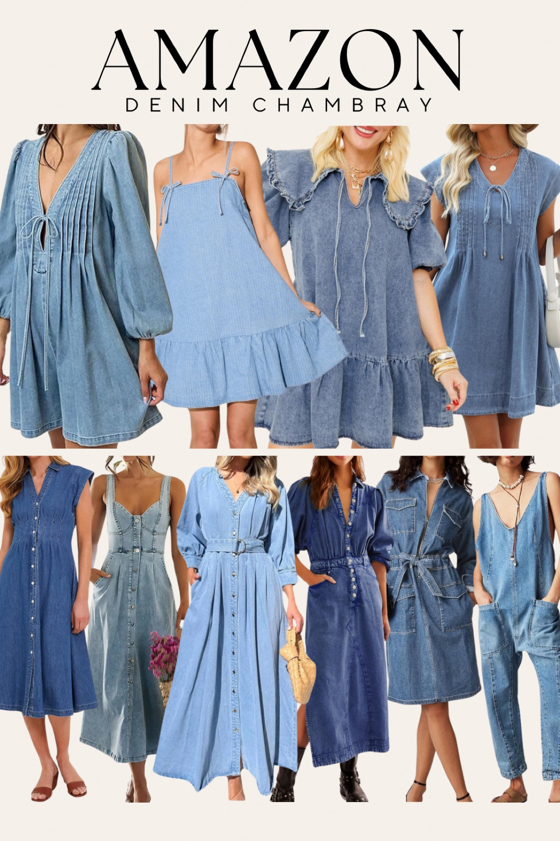blue jean dresses on amazon Shop Our Denim Dresses