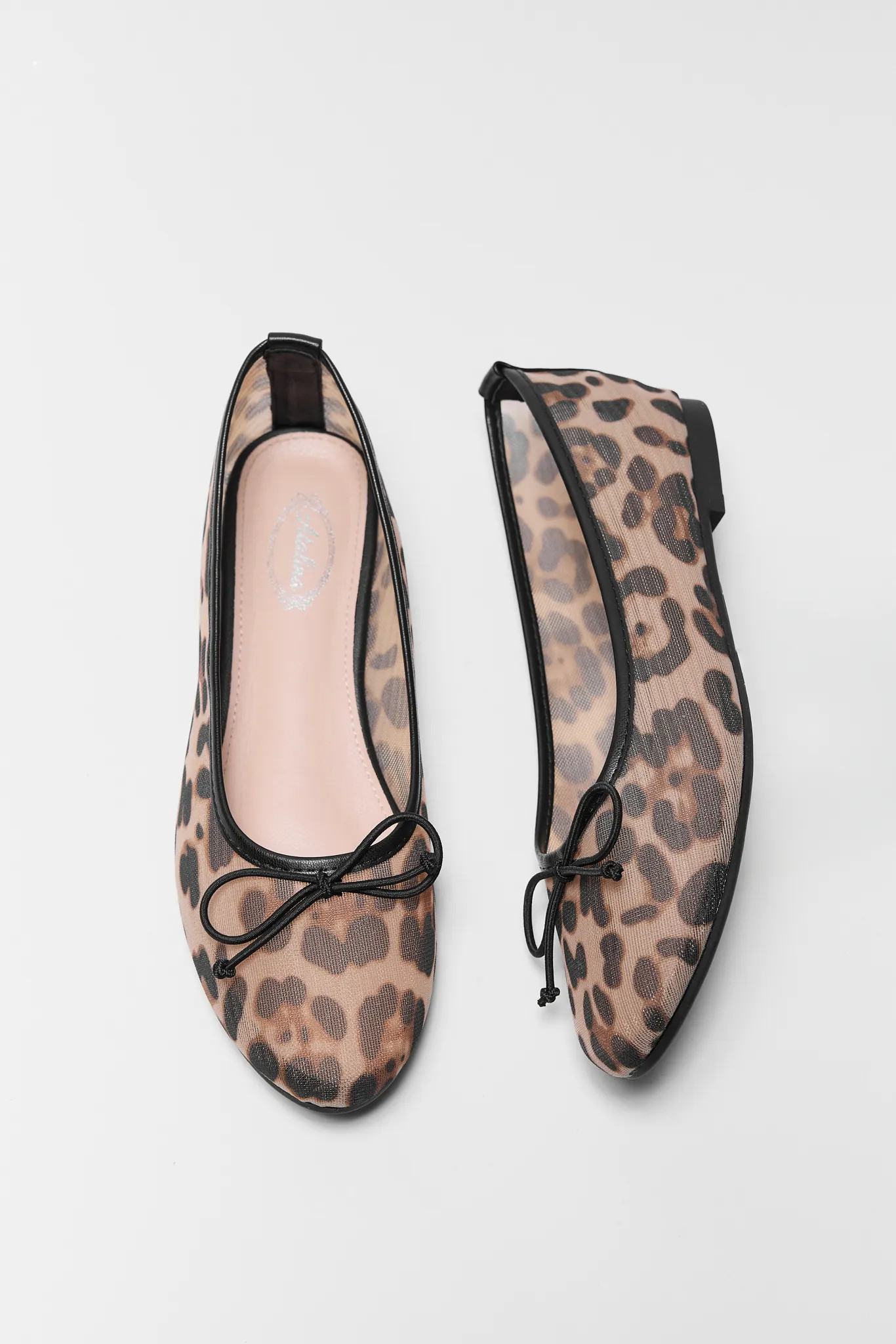 Tiana Sheer Leopard Flats | Avara