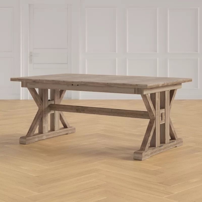 Naswith Butterfly Leaf Solid Wood Dining Table | Wayfair North America