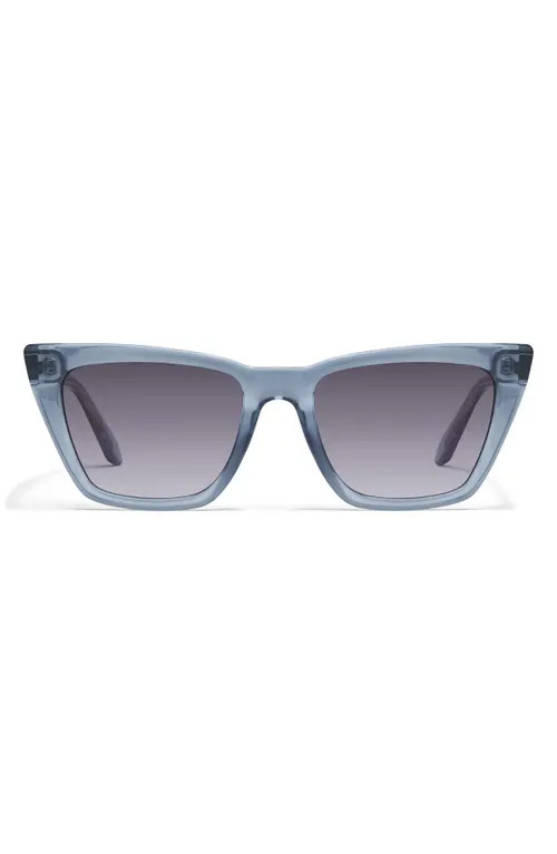 QUAY Call The Shots 54mm Gradient Cat Eye Sunglasses in Pri /Smoke at Nordstrom | Nordstrom