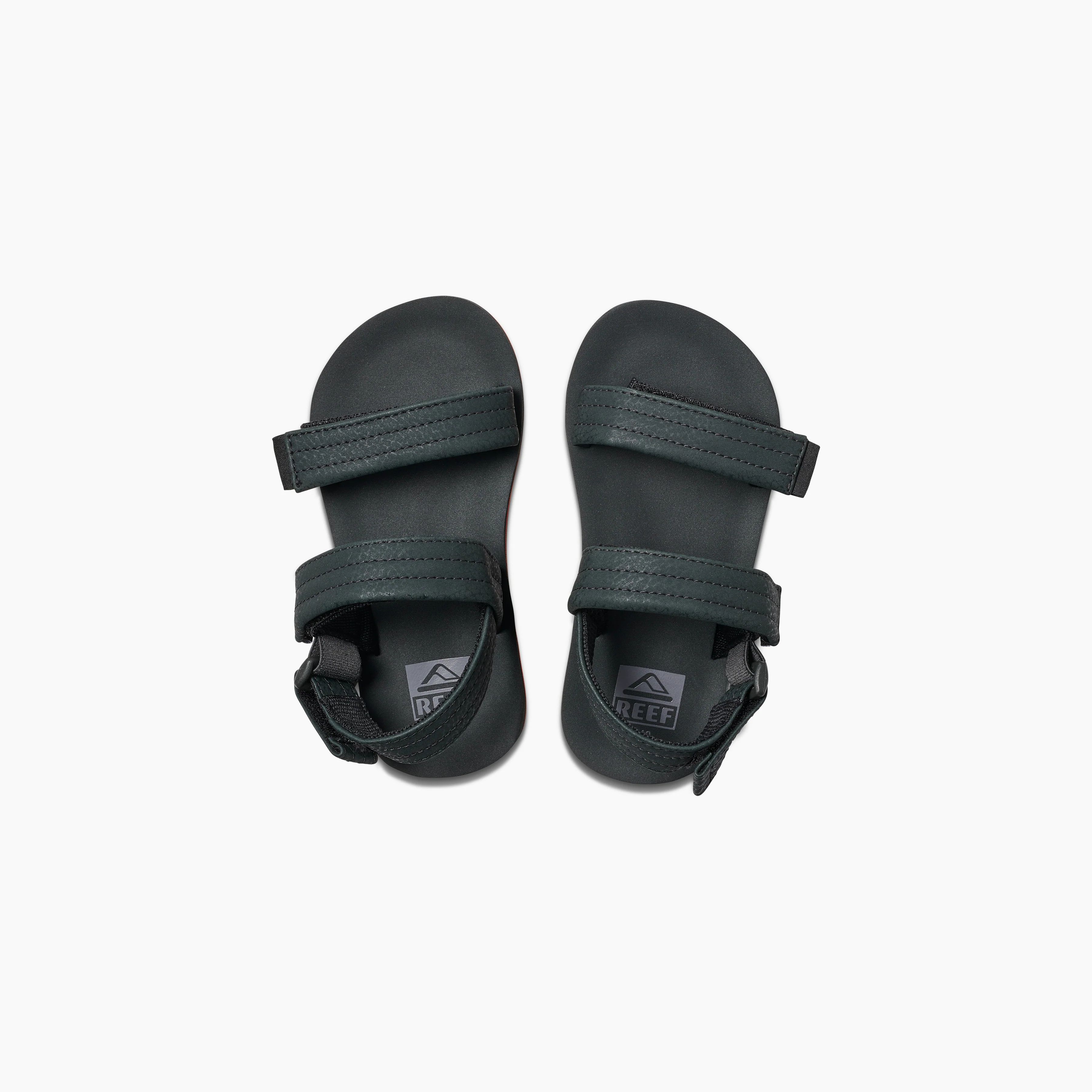 Boy's Sandals Kids Ahi Convertible in Grey/Orange | REEF® | Reef