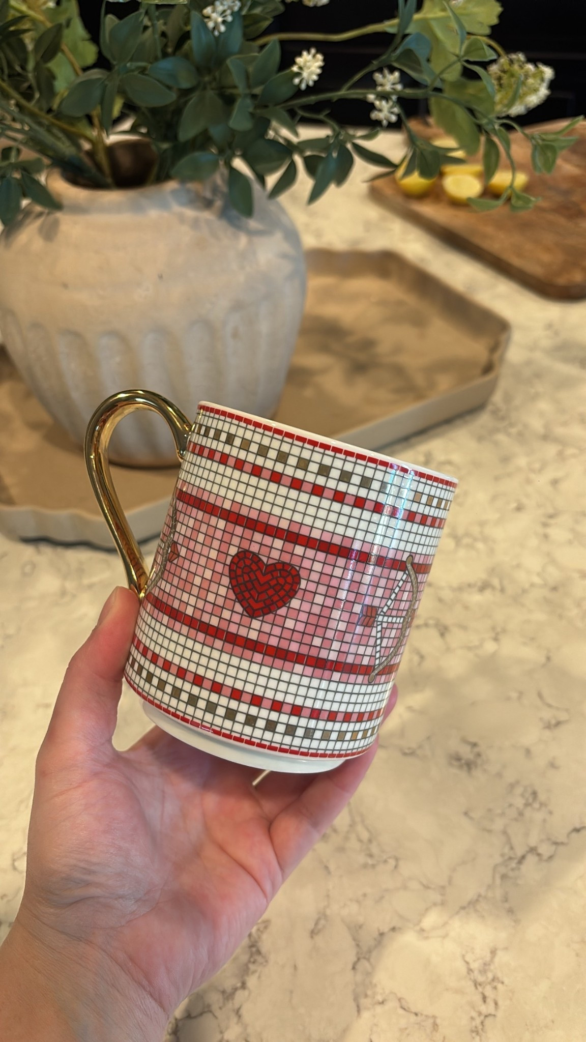 Anthro mug 💕 I can honestly see myself using this one all year!! Great gift to yourself, sisters, friends! 

#mug #valentinegifts #giftideaforher #gifideaforsister #galentines #anthromug #anthropologievalentine #anthro #coffeemug #giftideas #valentinesday #anthropoligienewarrivals #ltkanthro 

#LTKFindsUnder50 #LTKSeasonal #LTKHome