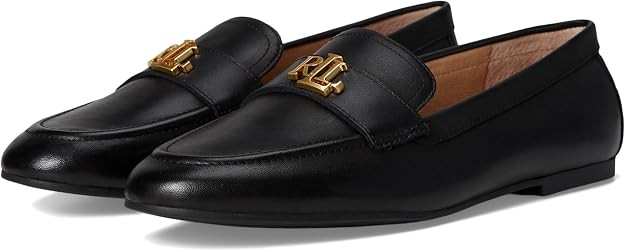 Lauren Ralph Lauren Women's Averi III Burnished Leather Loafer | Amazon (US)