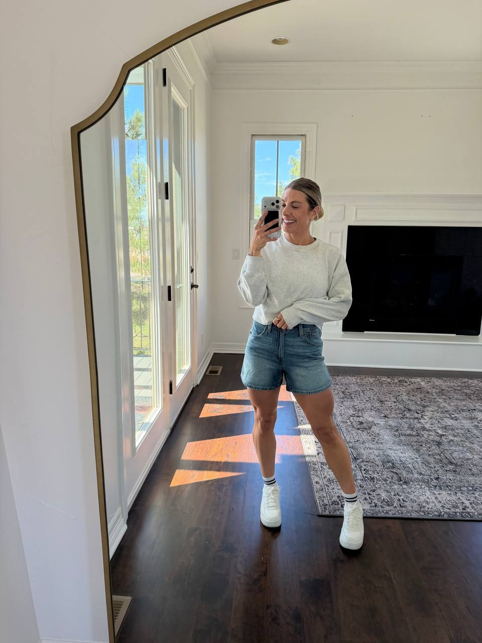 Loving these comfy yet stylish summer essentials from Levi's. Perfect for any casual outing! #SummerStyle #LevisShorts #NikeSneakers #AmazonFinds 

 #LTKootd