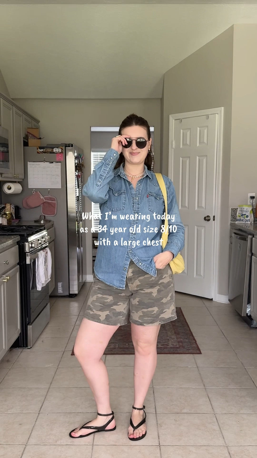 It’s supposed to be 80 degrees here today so I guess winter is over and I’m back in shorts! 

Top - @Levi’s 
Shorts - @American Eagle 
Shoes - @Old Navy 
Bag - @UNIQLO USA 
Sunglasses - @Amazon Fashion 
Necklace - @aerie 
Earrings - @rihoas_official 

#size8fashion #largecheststyle #fashionover30 #outfitinspo #styleinspo 

#LTKMidsize #LTKootd