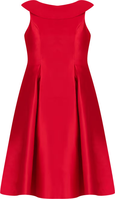 Women's Boat Neck Sleeveless Fit & Flare Dress | Macy's