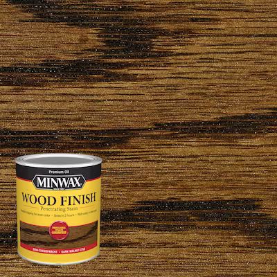 Minwax Wood Finish Oil-Based Dark Walnut Semi-Transparent Interior Stain (1-Quart) | Lowe's