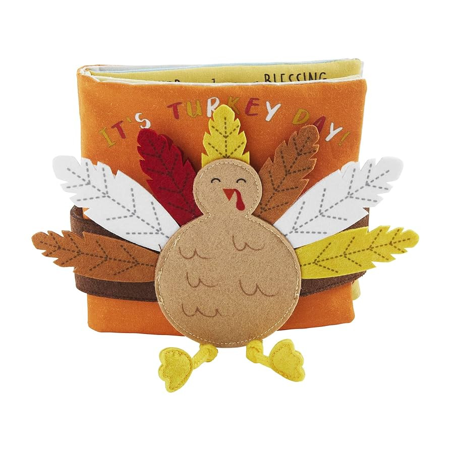 Mud Pie Turkey Day Children's Thanksgiving Book with Headband | Amazon (US)