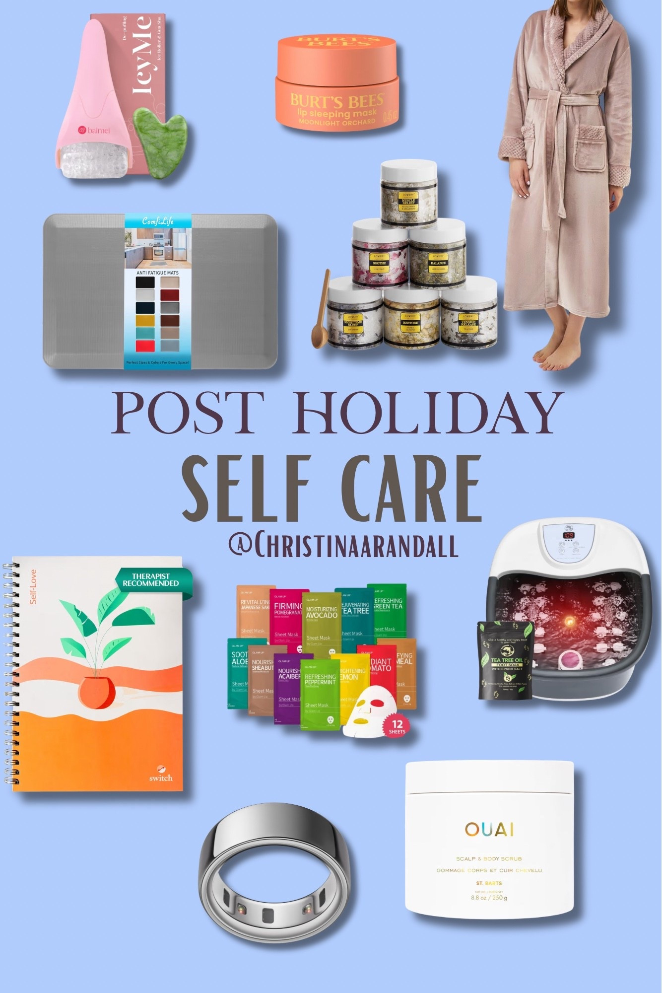 After all the hustle and bustle of the holidays, be sure take some time to slow down and do some self care 💙 Added bonus if you have Amazon gift cards you can use 😎 

#LTKOver40 #LTKBeauty #LTKselfcare
