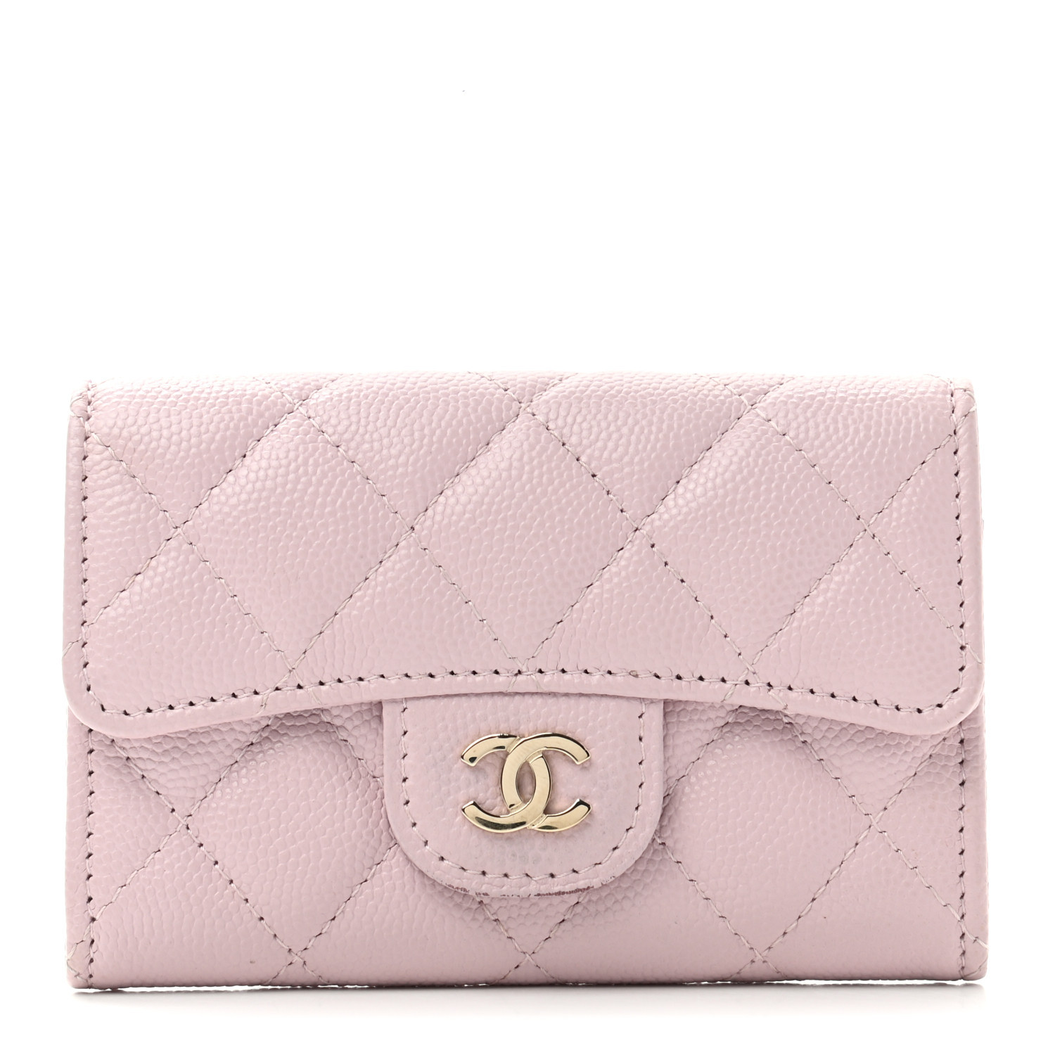 CHANEL

Caviar Quilted Flap Card Holder Wallet Light Pink | Fashionphile