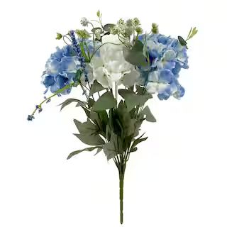 Blue & White Peony & Hydrangea Bush by Ashland® | Michaels Stores