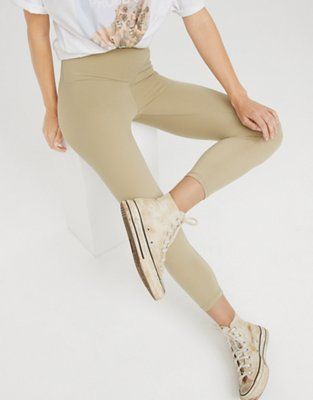 OFFLINE Real Me High Waisted Crossover Legging | American Eagle Outfitters (US & CA)