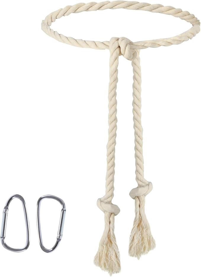 Boho Rope Belt for Women Gothic Style Pastor Waist Belt Halloween Costume Accessory | Amazon (US)