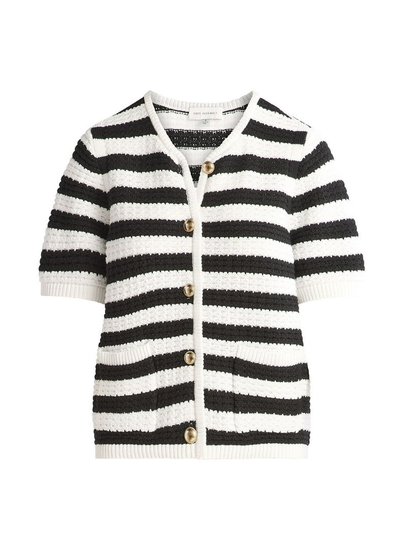 Free Assembly Women's and Women's Plus Crochet Cardigan Sweater, Lightweight, Size XS-4X | Walmart (US)
