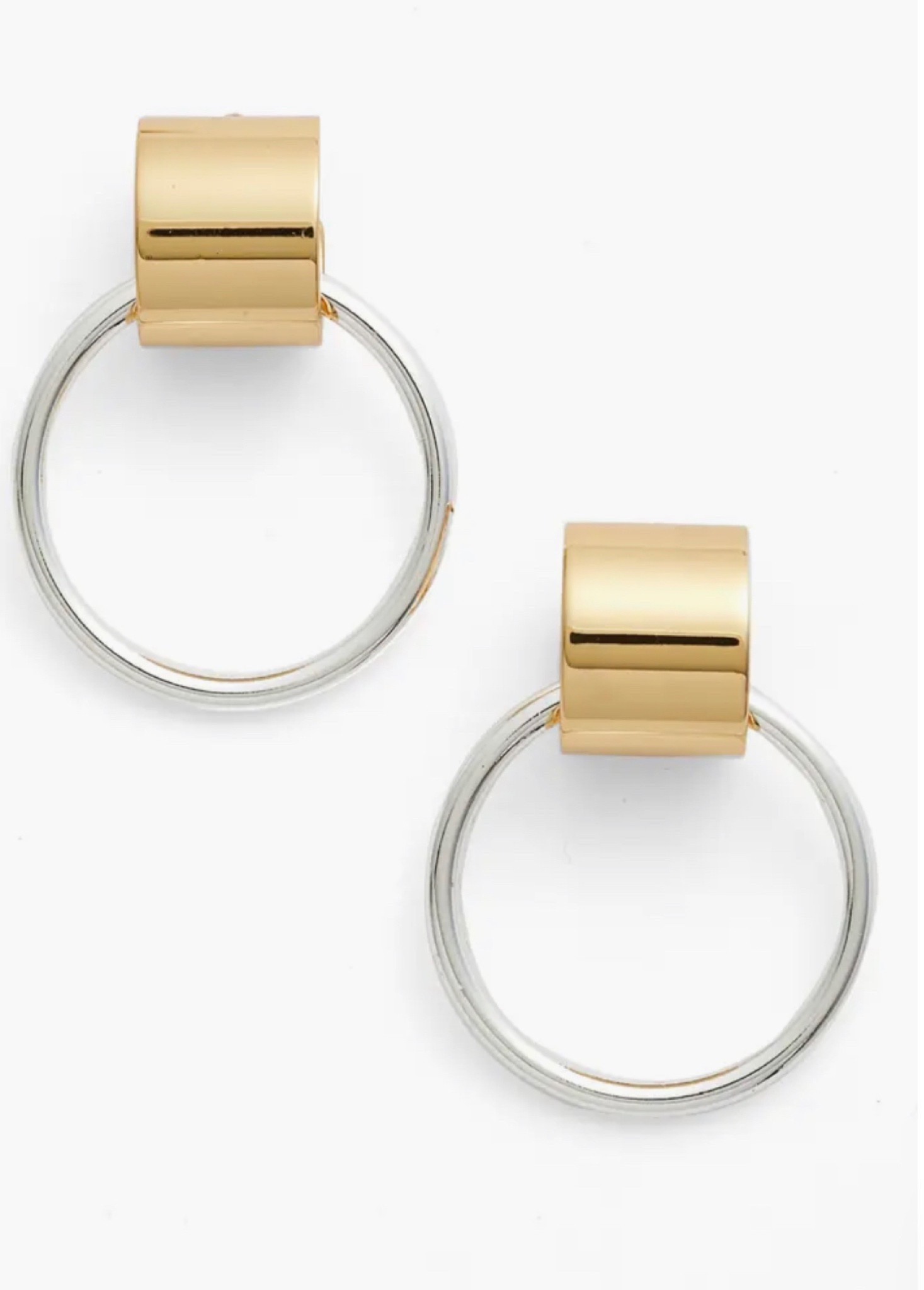 Faye Hoop Earrings 
Why just reach for the brass ring when you could have a pair of 14-karat gold-plated ones instead? Or go two-tone with the silvertone option on these hoop earrings.

#LTKMostLoved #LTKGiftGuide #LTKparties