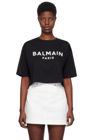 Black Printed T-Shirt | SSENSE