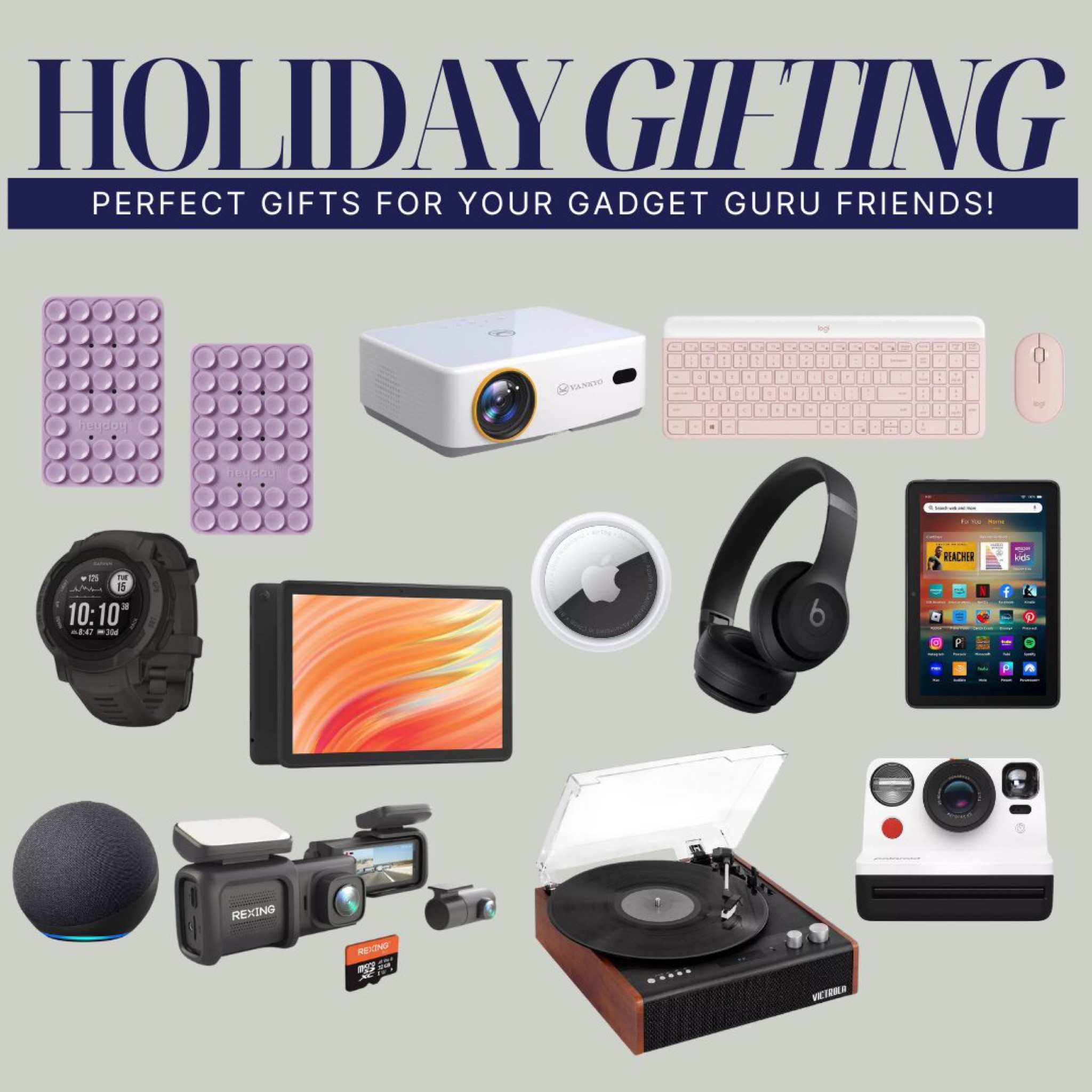 Stuck on gift ideas for your tech-savvy friends? 🎁💻 Check out our curated collage of the ultimate tech gifts that they’ll love! From cutting-edge gadgets to innovative accessories, we’ve got the perfect presents to impress every tech enthusiast. Make their day with gifts that spark joy and fuel their passion for all things tech!

#LTKHoliday #LTKSeasonal #LTKGiftGuide