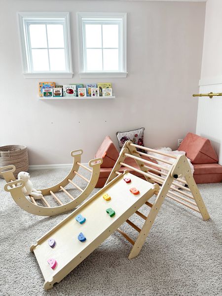 My toddlers can play on this for hours! It’s the cutest thing ever and I’m so glad it’s made it’s way into our playroom 🧸🩷🩷

Toddler toys, sensory toys, keeping kids active, playroom toys, toddler ideas, playroom ideas, kid toys, kid toddler gym, play set 

#LTKsalealert #LTKhome #LTKkids