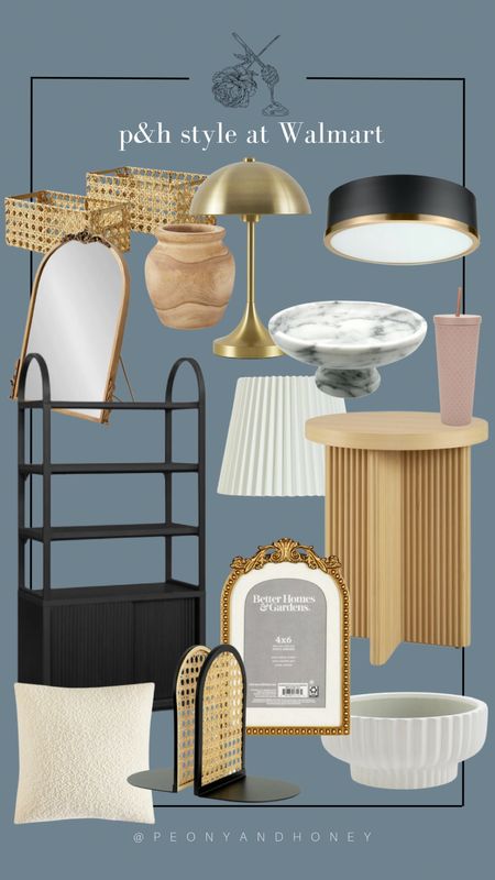 Shop these gorgeous home finds from Walmart!  If you love vintage modern style, you’ll love these! #walmart #walmarthome #kittenish #homedecor #bookshelf #furniture 

#LTKhome #LTKMostLoved
