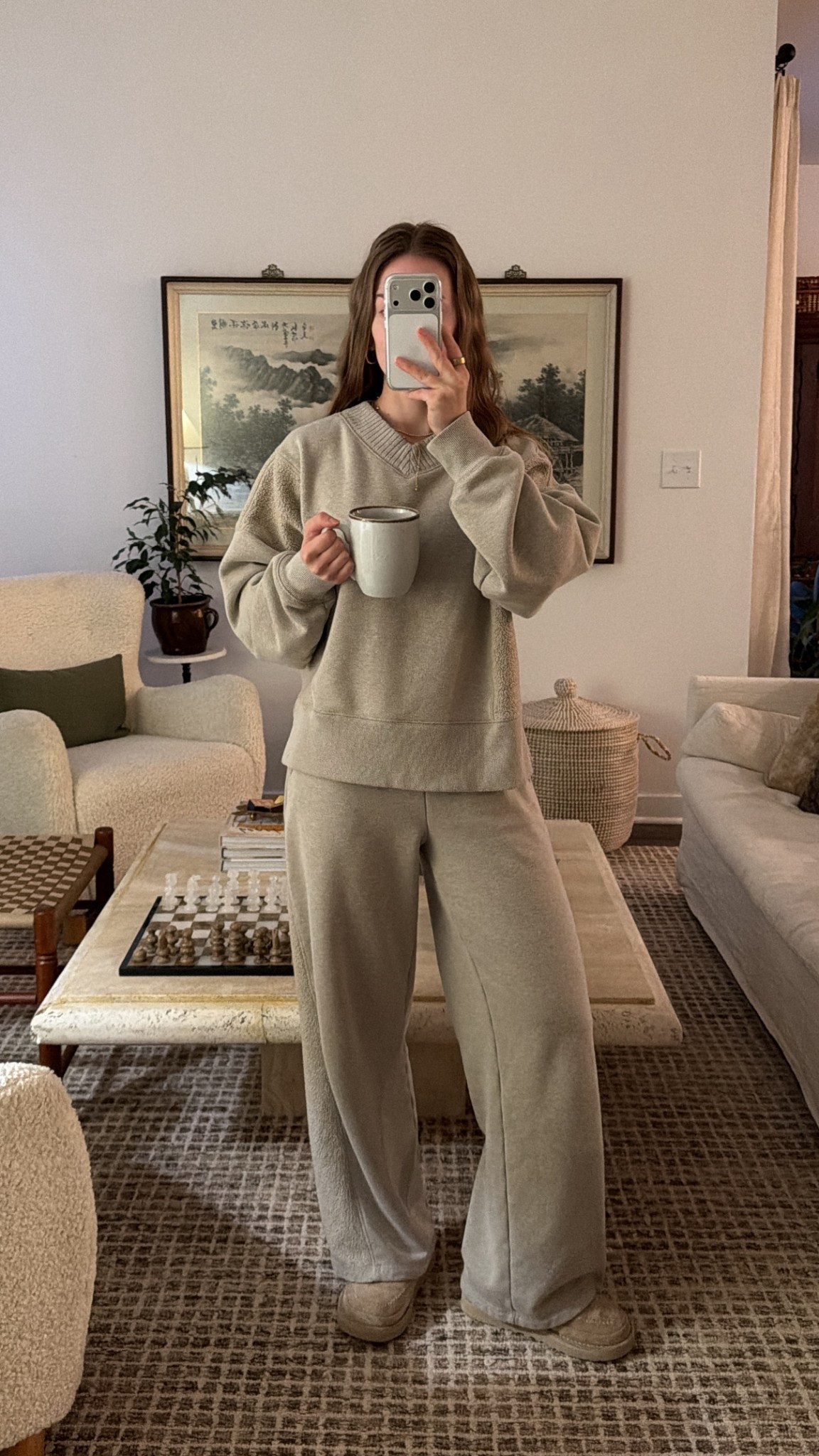 1/22/26 Morning loungewear from Aerie — soft, comfy, and perfect for slow starts at home. An easy, cozy set I keep reaching for on relaxed mornings.

#LTKootd #LTKmorningroutine #LTKgrwm