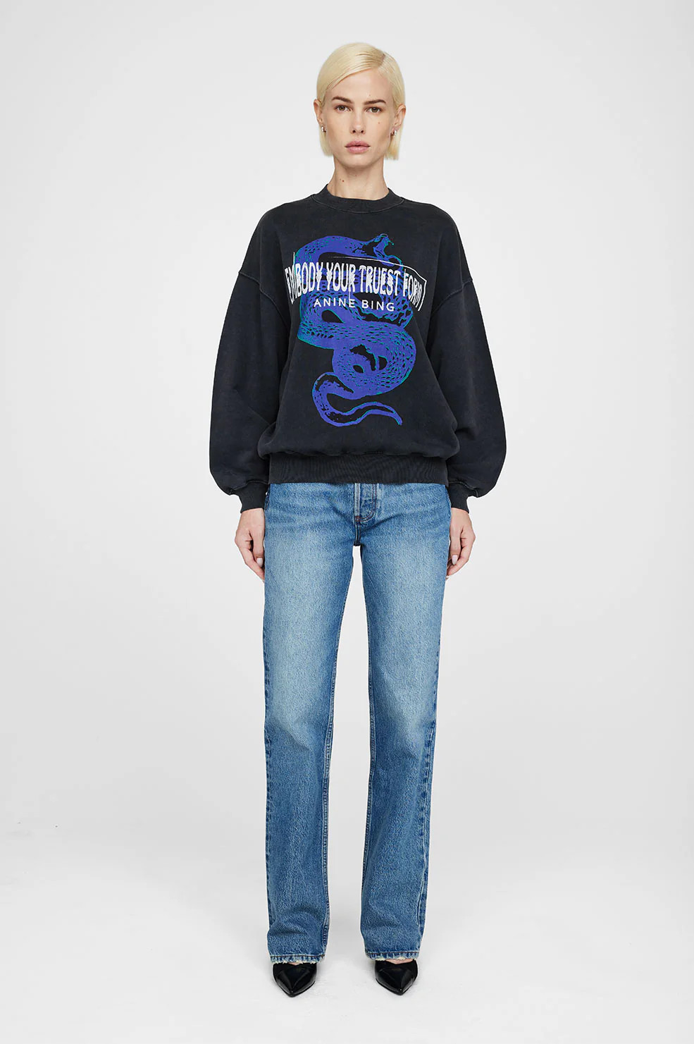 Jaci Sweatshirt Smiley | Anine Bing