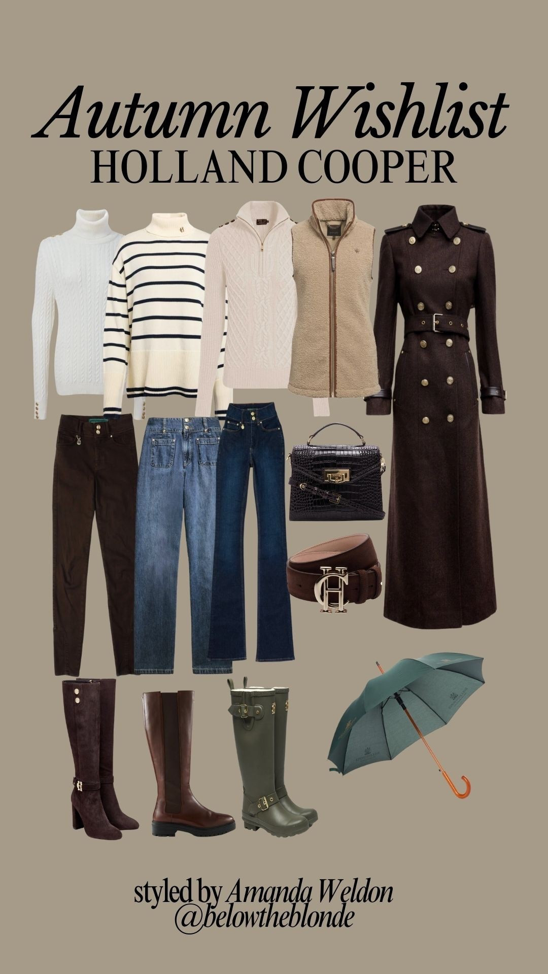 Holland Cooper is my absolute dream brand. Over the last few years I've slowly been building my collection of their timeless, classic, English country style. Now every fall season I treat myself to a couple pieces and of course grab the ones I already own over and over! I love the quality, the fit and the look. I can already tell it's going to be another Holland Cooper autumn for me! Buying less but buying better! 🍂

#LTKStyleTip #LTKShoeCrush #LTKSeasonal