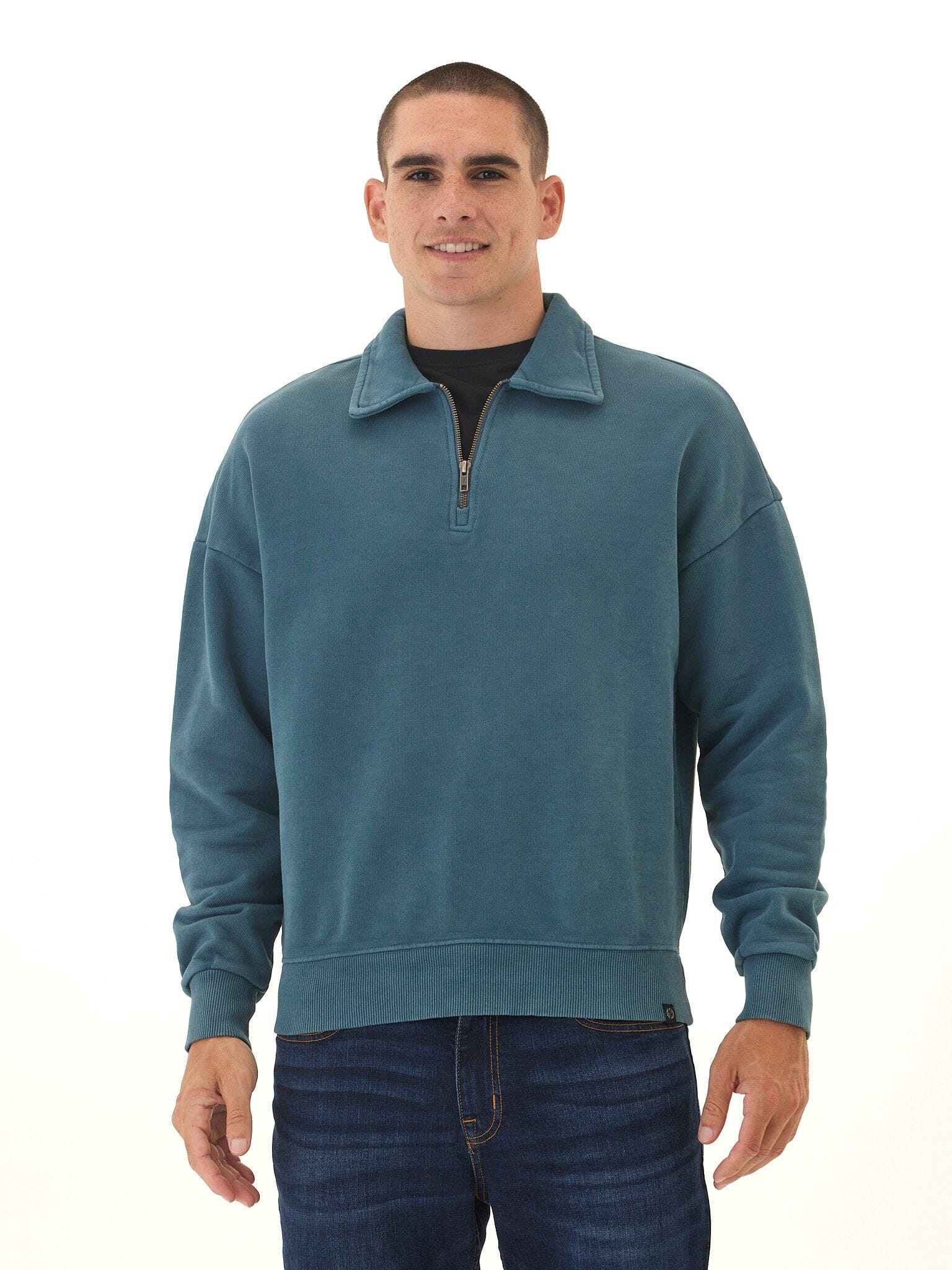 Threads 4 Thought Gabe Mineral Wash Heavy Terry Quarter Zip Pullover | Threads 4 Thought
