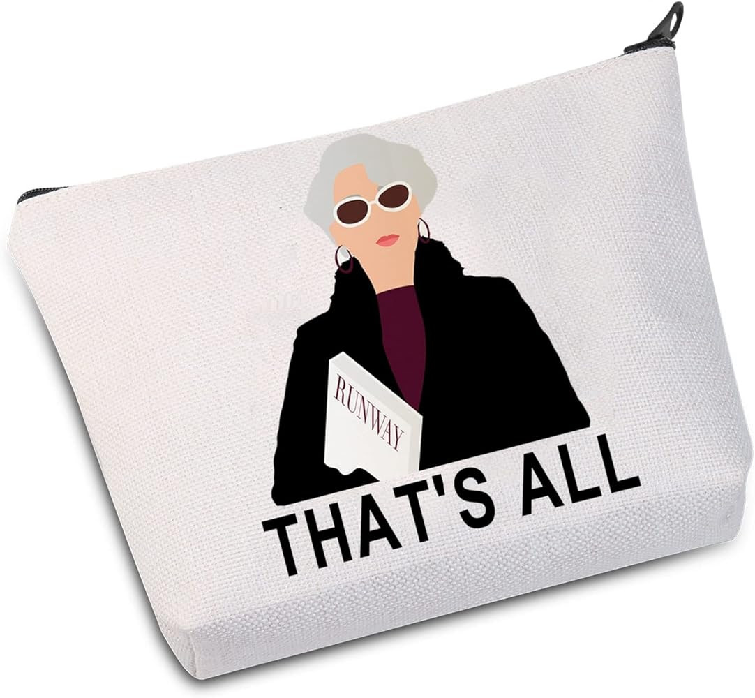 WZMPA Movie Fans Cosmetic Makeup Bag Movie Fans Gift That's All Makeup Zipper Pouch Bag For Women... | Amazon (US)