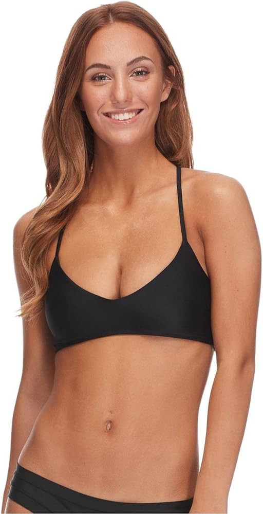 Body Glove Standard Smoothies Alani Solid Strappy Back Bikini Top for Women | Amazon (US)