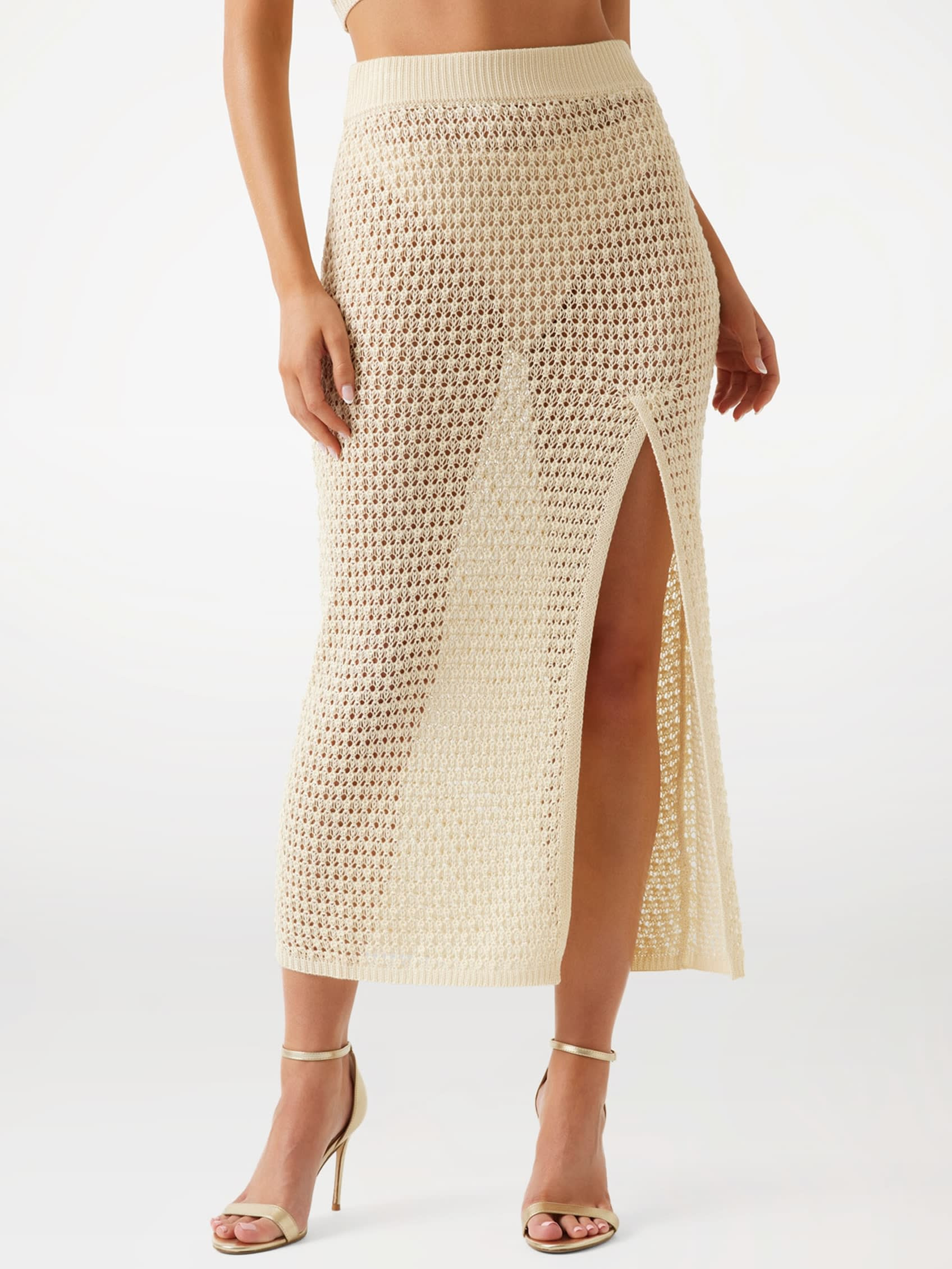 GUESS Open-knit Crochet Skirt | Guess (US)